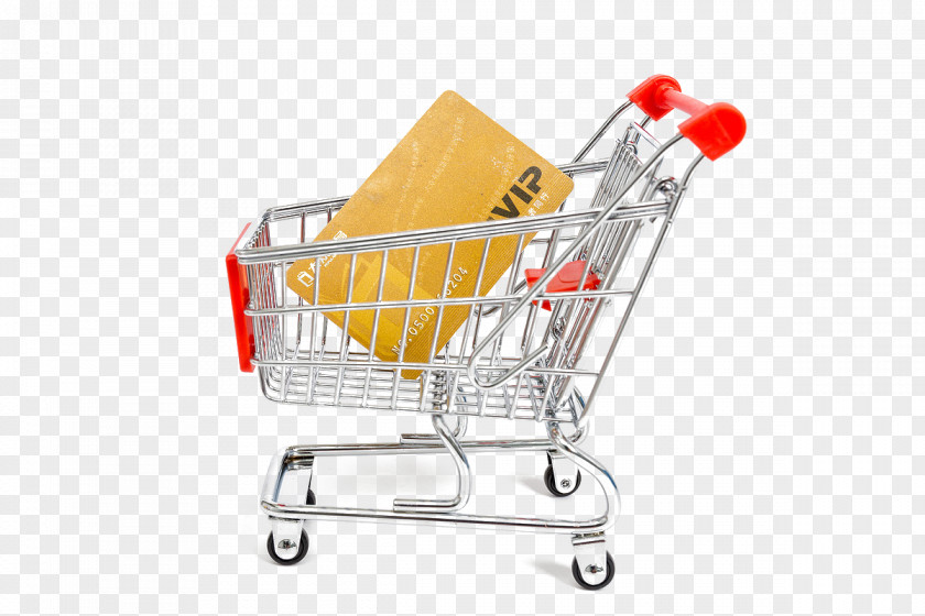 Silver Shopping Cart Designer PNG