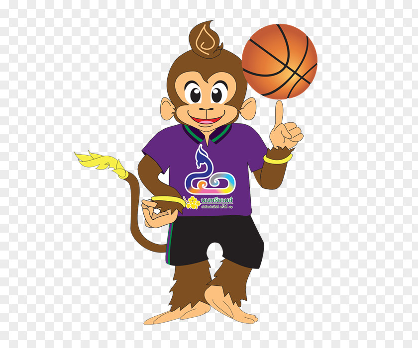 Basketball Satit Samakkee Sport Mascot Cartoon PNG