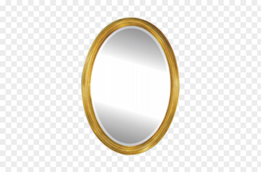 Circle Oval Gold PNG
