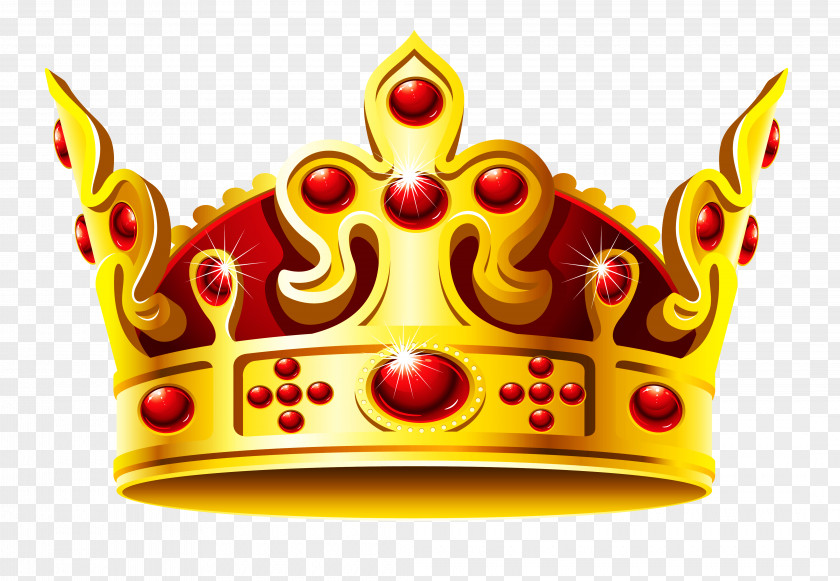 Crown King Gold Icon PNG