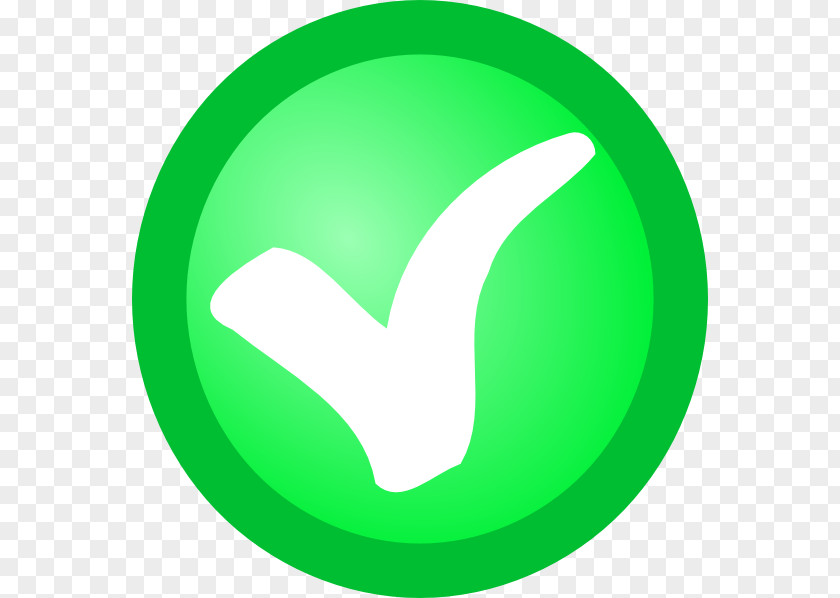 Green Circle Check Mark Clip Art PNG