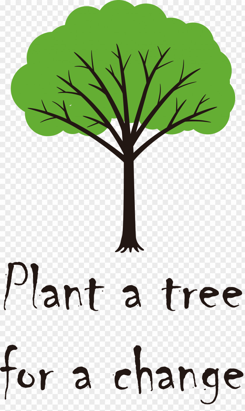 Plant A Tree For Change Arbor Day PNG
