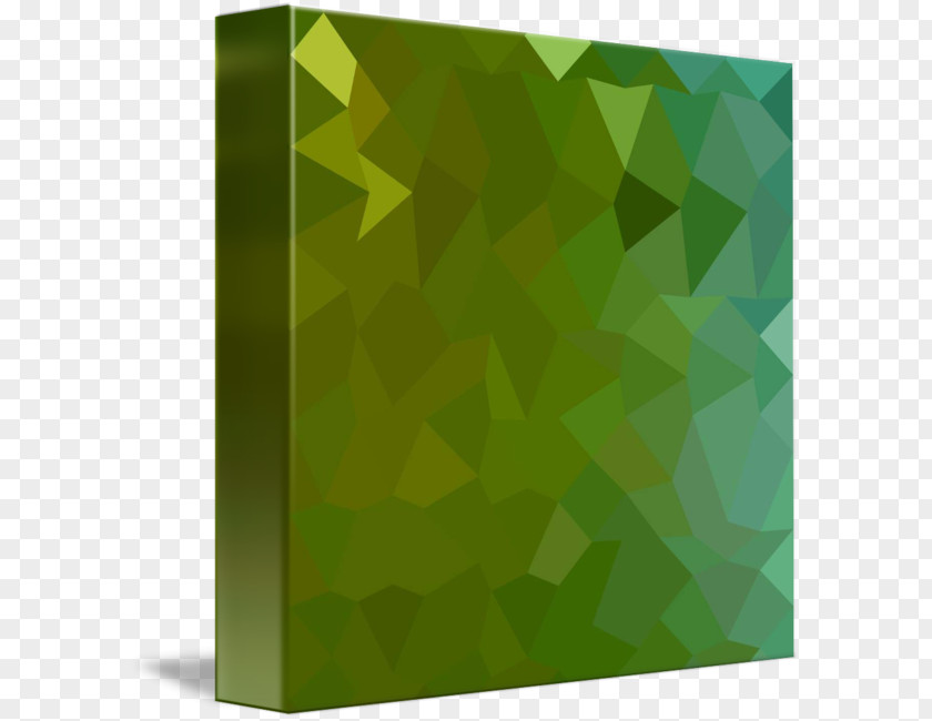 Green Abstract Rectangle Square Triangle PNG
