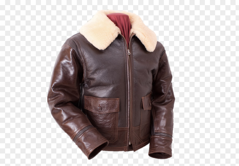Jacket Leather Flight A-2 PNG