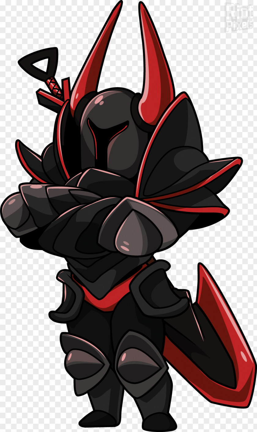 Knight Shovel Black Yacht Club Games Character PNG