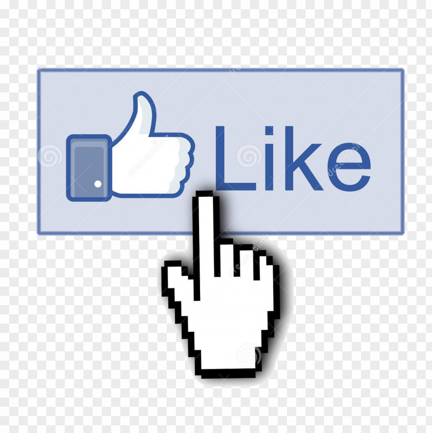 Like Facebook Button Thumb Signal Blog PNG
