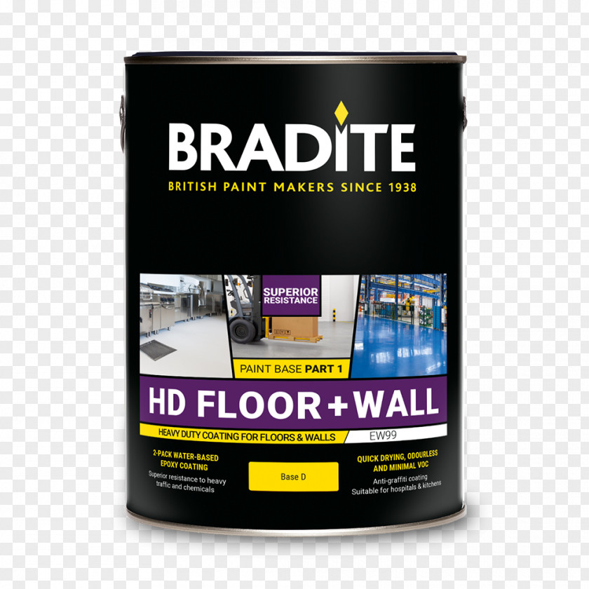 Wall Paint Brand Bradite Floor Font PNG