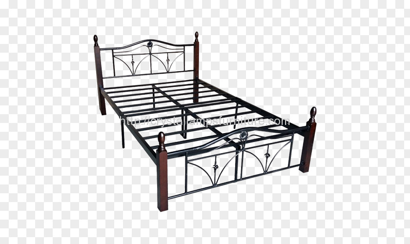 Bed Size Frame Base Platform Metallbett PNG