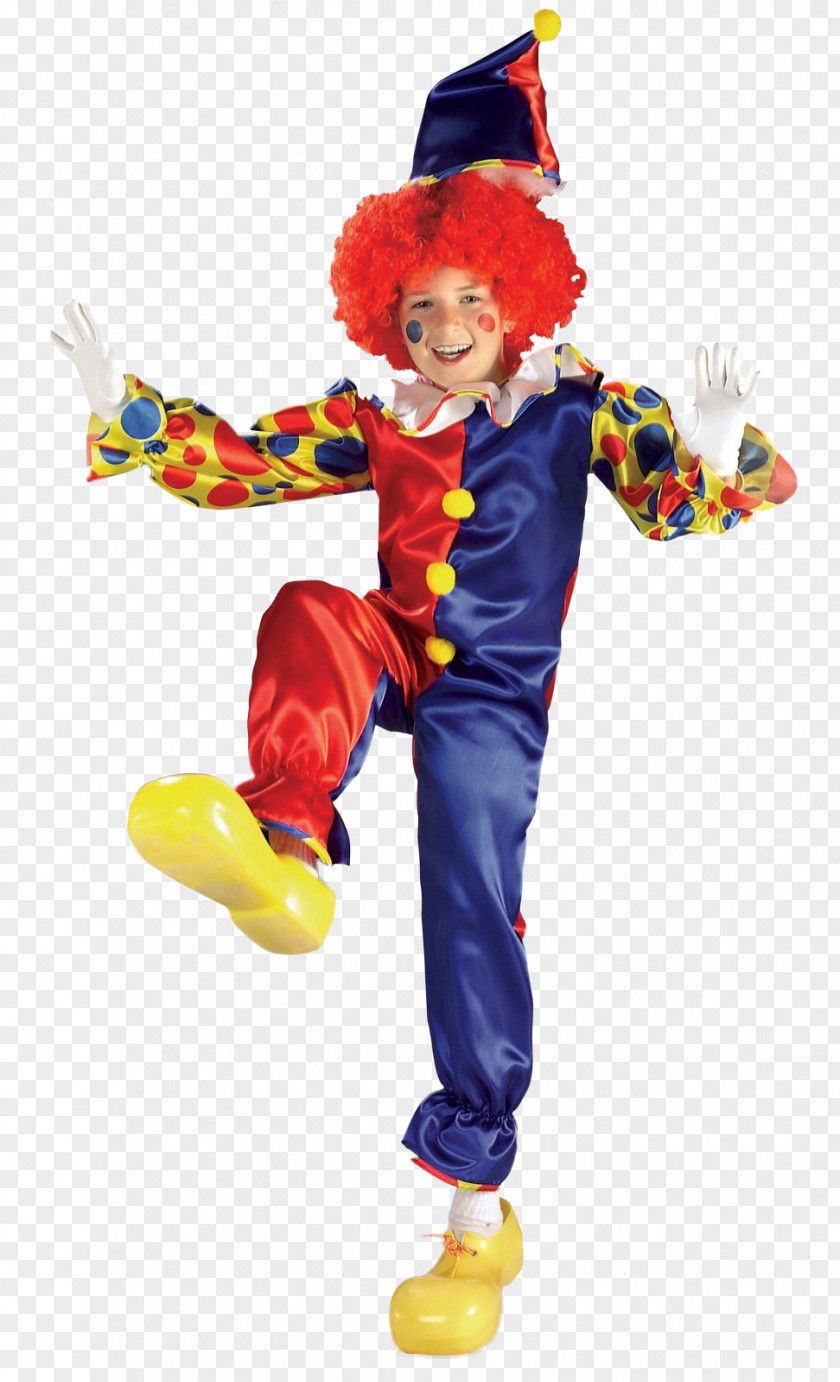 Clown Costume Party Halloween Child PNG