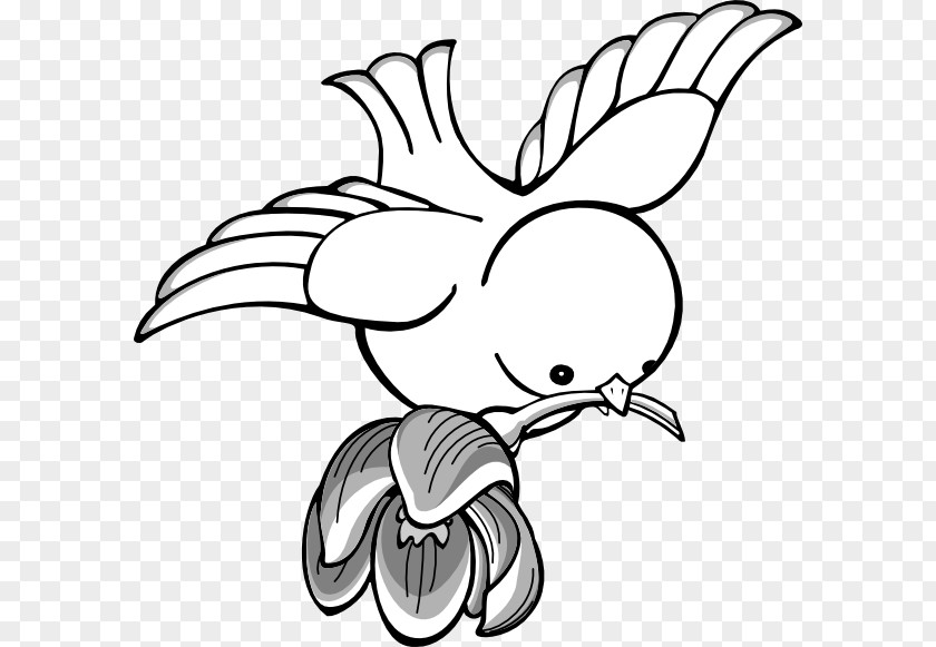 Flower-and-bird Bird Flight Drawing Clip Art PNG