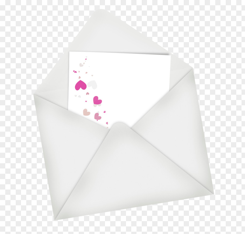Love Envelopes Paper Triangle Envelope PNG