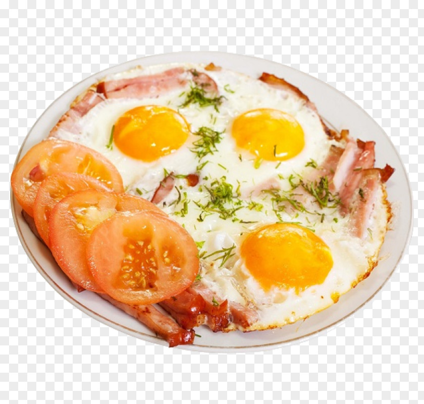 Bacon Fried Egg Shashlik Ham Scrambled Eggs PNG