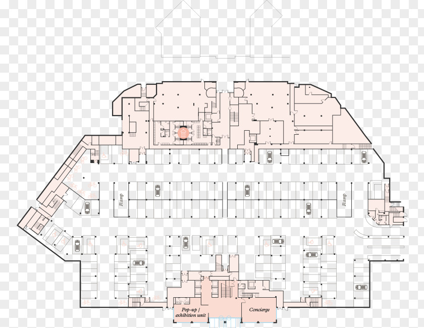 Ground Floor Plan Land Lot PNG