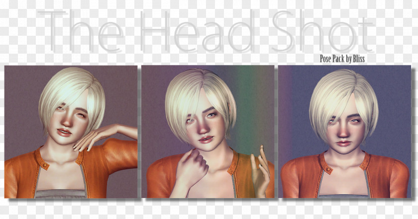 Hair Blond Coloring Long Wig PNG
