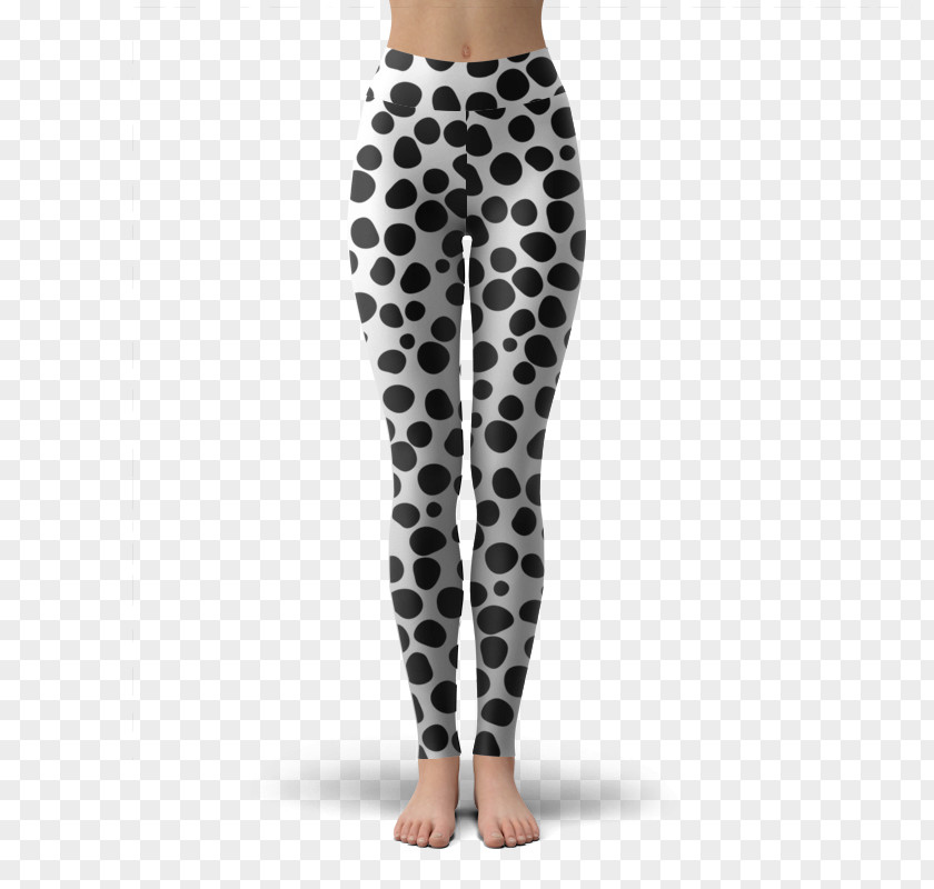 Leggings Polka Dot Waist PNG