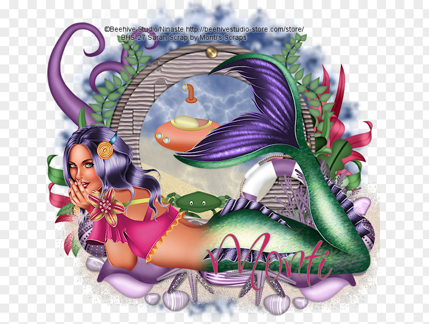 Mermaid Theme Cartoon Legendary Creature PNG