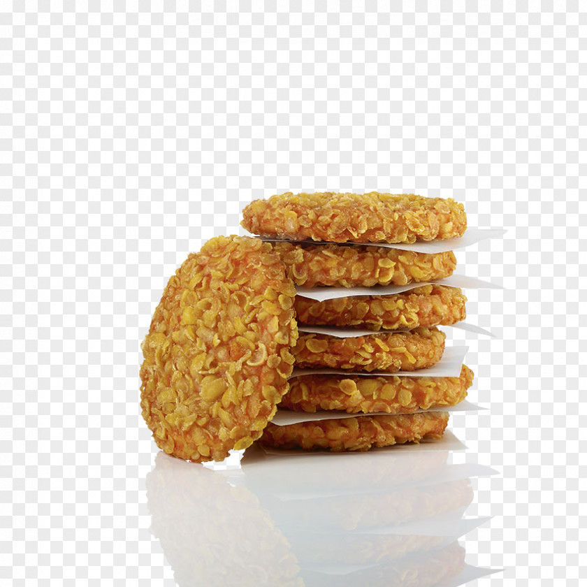 Plate Patties Biscuits Hamburger Corn Flakes Chicken Patty Sandwich PNG