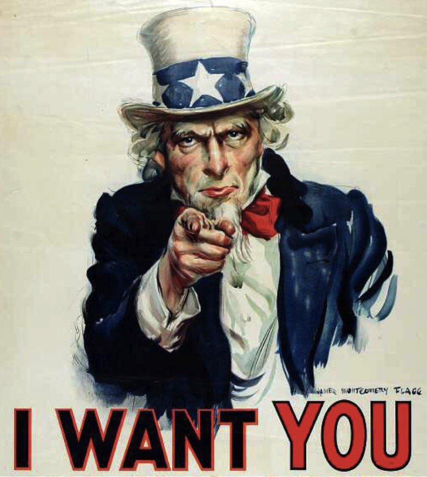 Poster James Montgomery Flagg United States Uncle Sam Garden State YouTube PNG