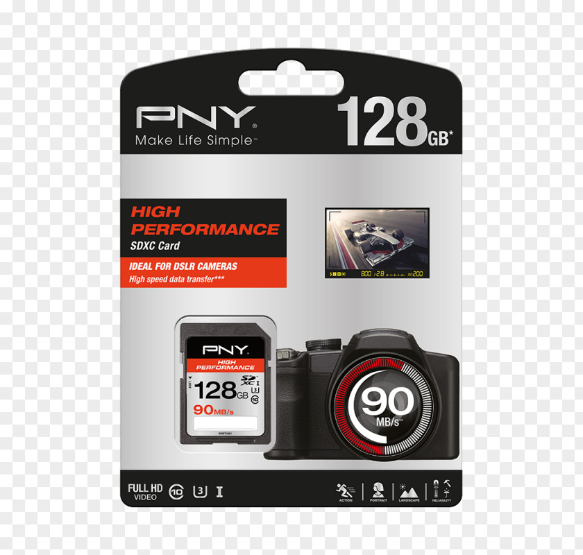 SDHC Secure Digital Flash Memory Cards Computer Data Storage PNY Technologies PNG