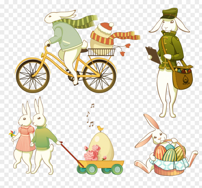 Bunny And Eggs Easter T-shirt Egg PNG