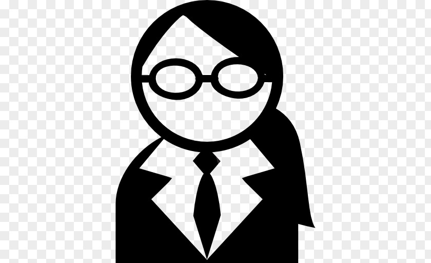 Business Woman Icon Design PNG
