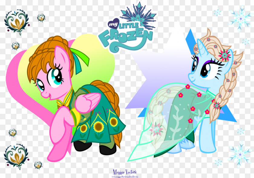 FEVER Anna Elsa My Little Pony Pinkie Pie PNG