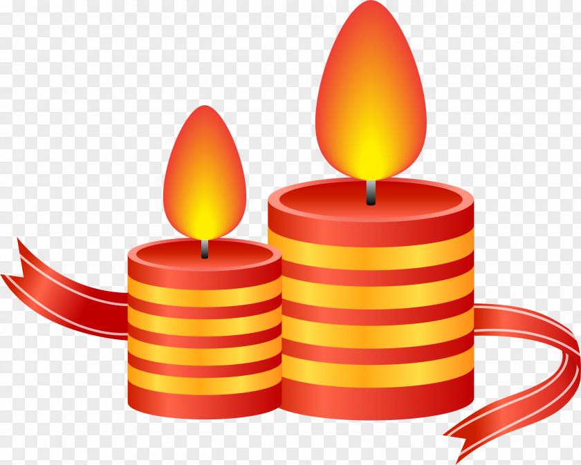 Hand-painted Candles Candle Clip Art PNG