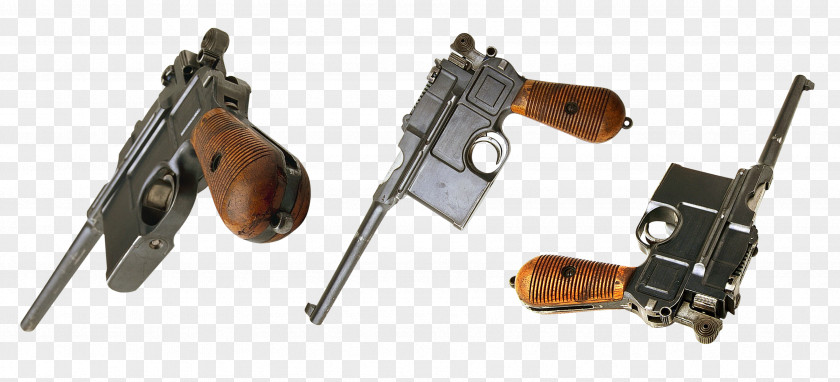 Weapon Mauser Machine Pistol Revolver Automatic Firearm PNG
