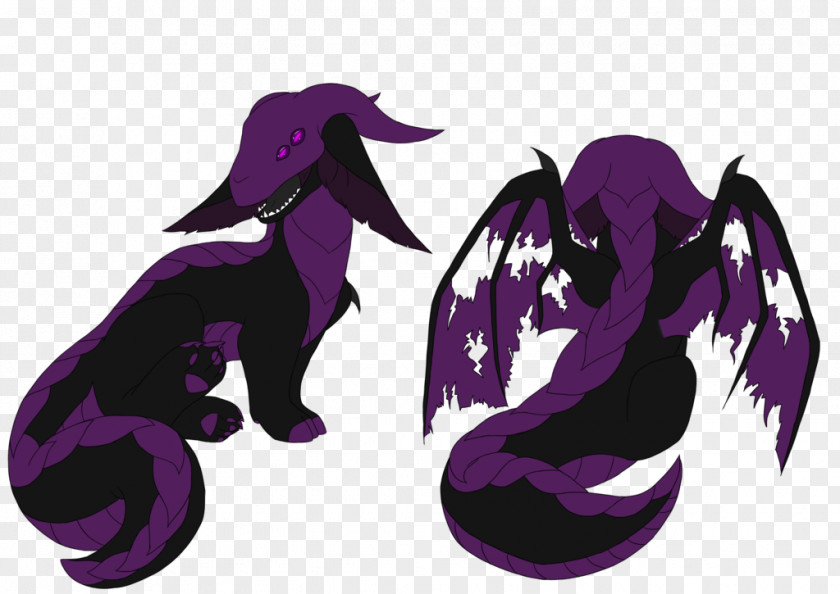 Azazel Filigree Horse Illustration Cartoon Carnivores Purple PNG