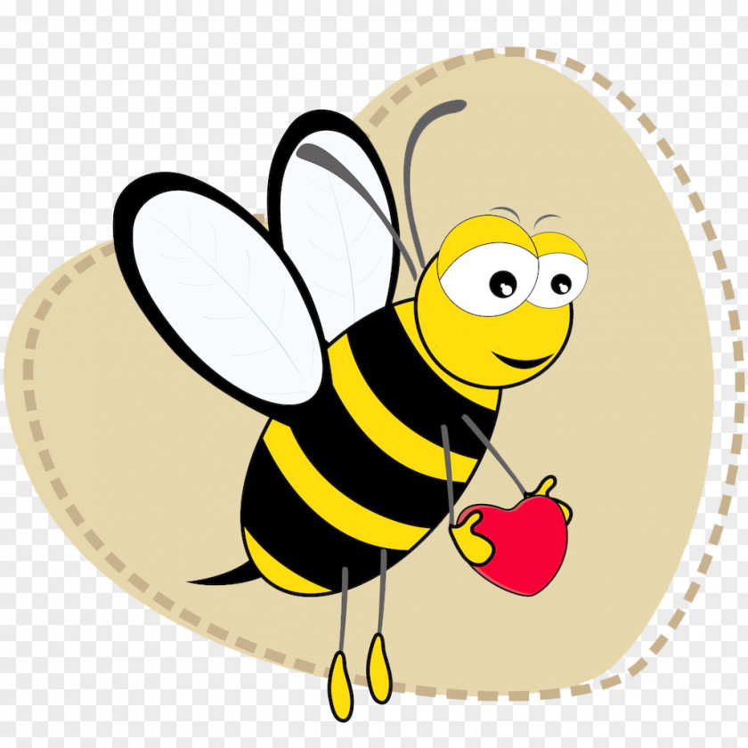 Bee Creative Apis Florea Honeycomb Illustration PNG