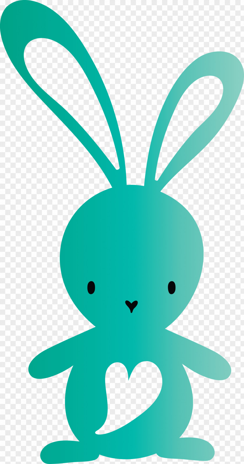 Cute Easter Bunny Day PNG