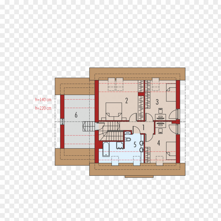 House Floor Plan Attic Square Meter Roof PNG
