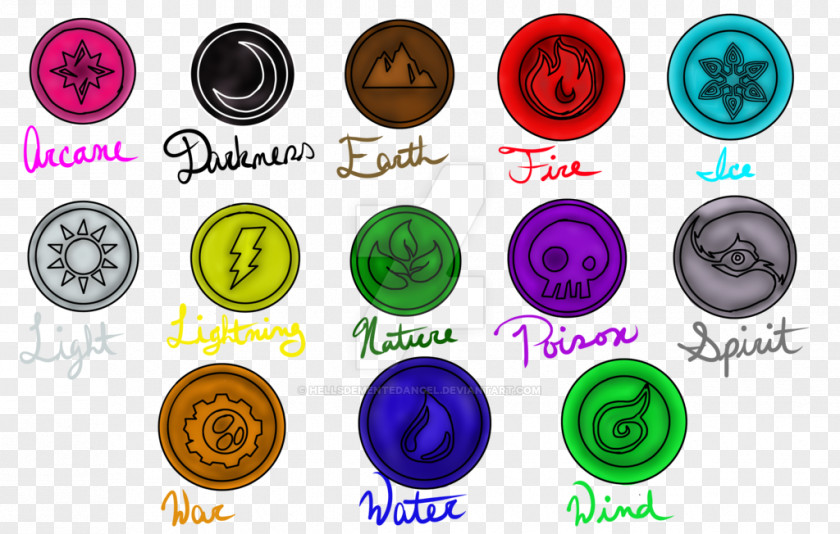 Elemental Magic Digital Art Symbol Drawing DeviantArt PNG