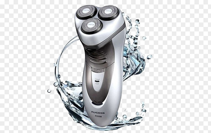 Flying Branch Razor And Splashing Water Hair Clipper Electric Shaving Safety PNG