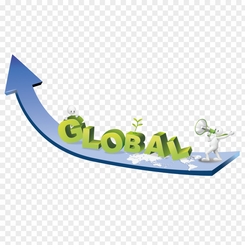 Global Technology Arrow Euclidean Vector PNG