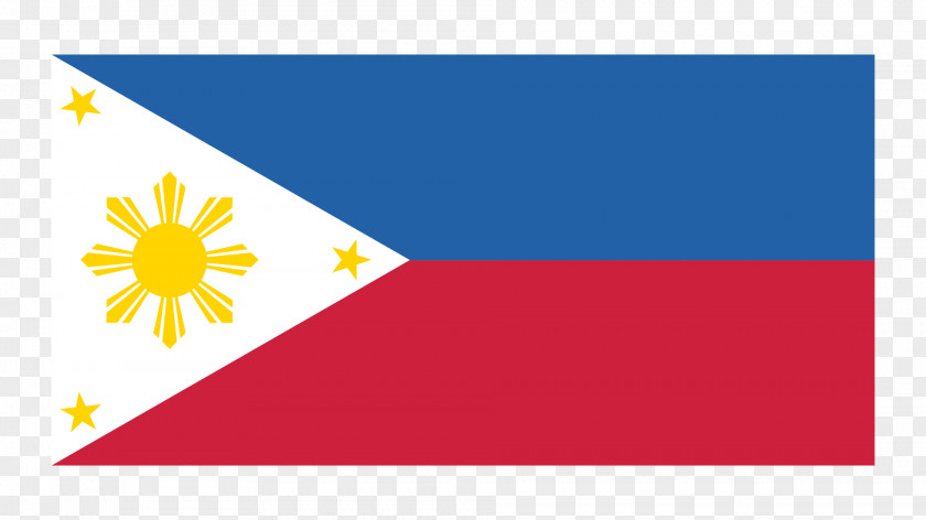 Rectangle Yellow Philippine Flag PNG