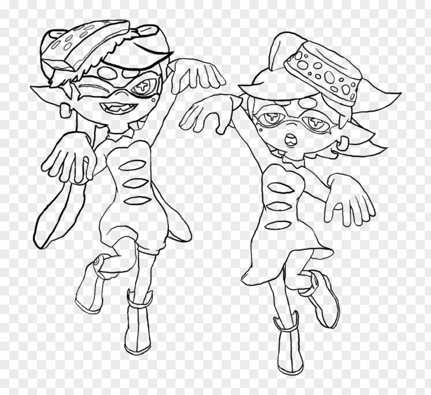 Splatoon 2 Squids Coloring Book Adult Drawing PNG