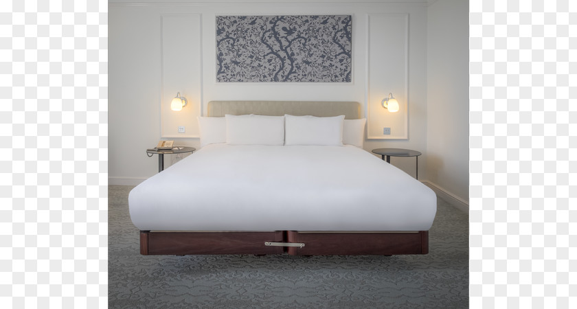 Hilton Hotels Resorts Bed Frame Mattress Pads Box-spring Bedroom PNG