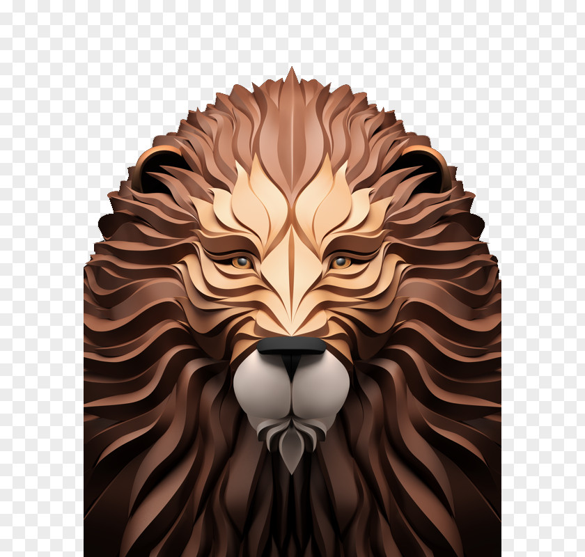 Lion Digital Art Illustrator 3D Computer Graphics Illustration PNG