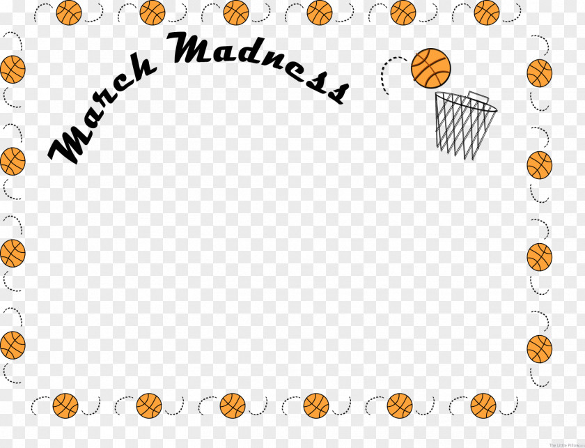 Madness Cliparts 2014 NCAA Division I Mens Basketball Tournament Picture Frame Clip Art PNG