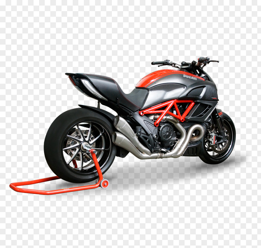 Motorcycle Exhaust System Ducati Monster 696 Diavel PNG