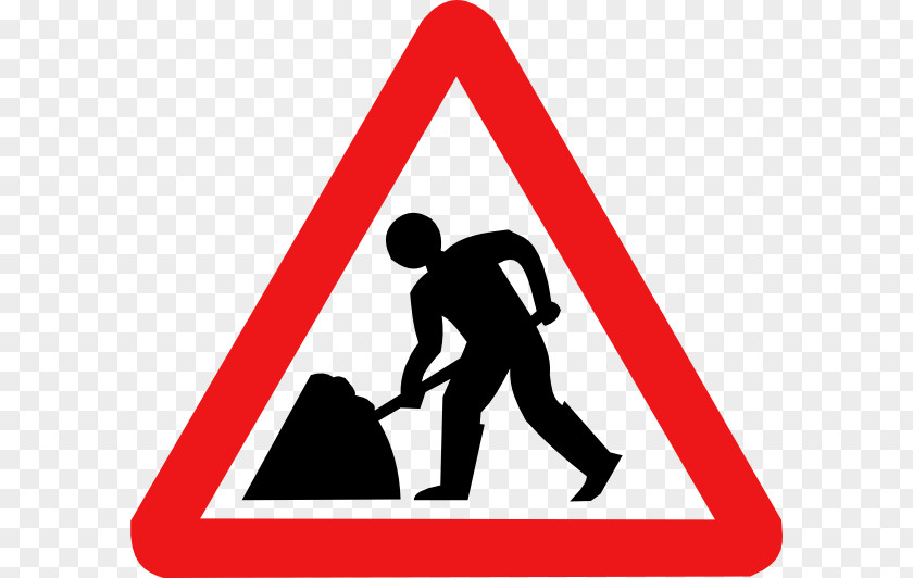 Road Roadworks Traffic Sign PNG