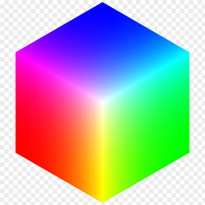 Colour RGB Color Model Space Cube White PNG