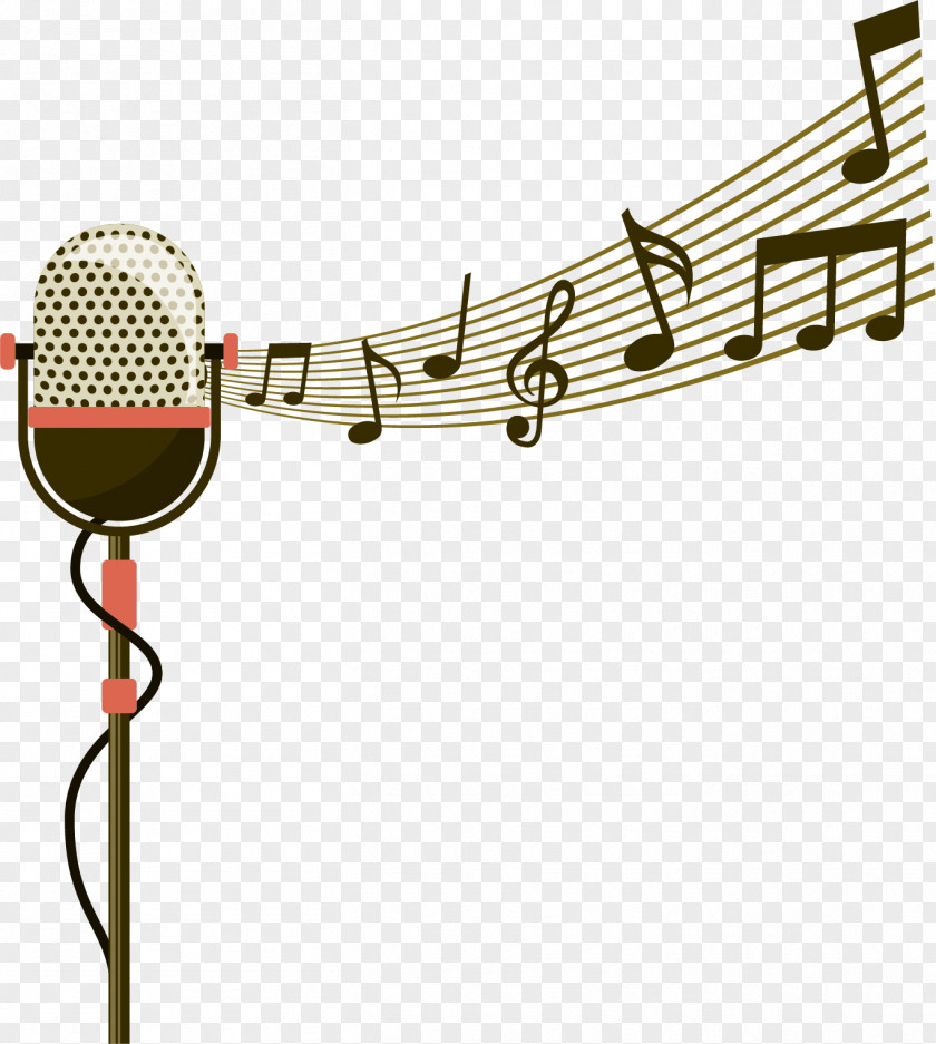 Microphone And Music Symbol PNG and music symbol clipart PNG