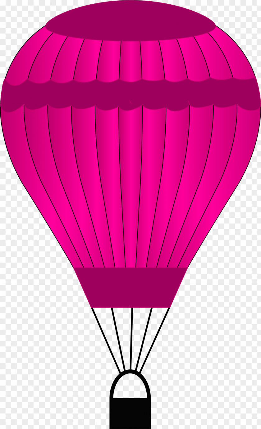 Presidents Day Clip Art Freeclipart Hot Air Balloon Line Pink M PNG