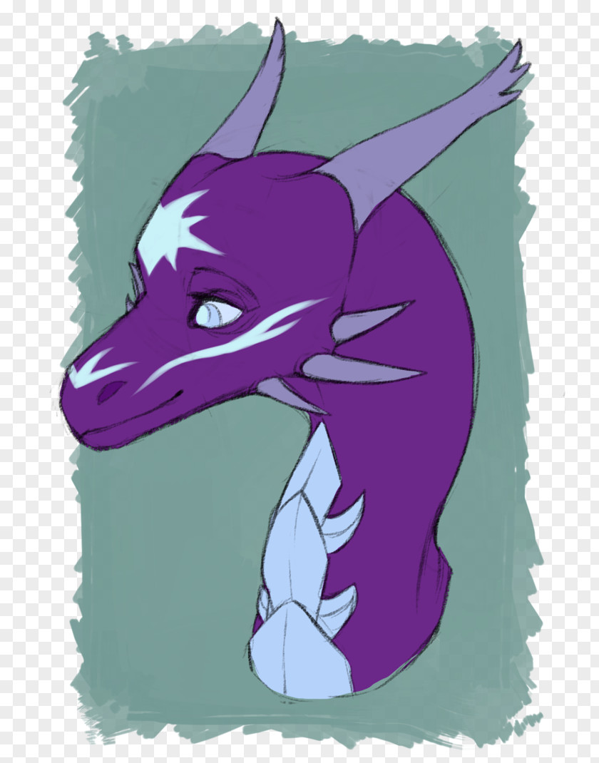 Steller Purple Violet Dragon Art PNG