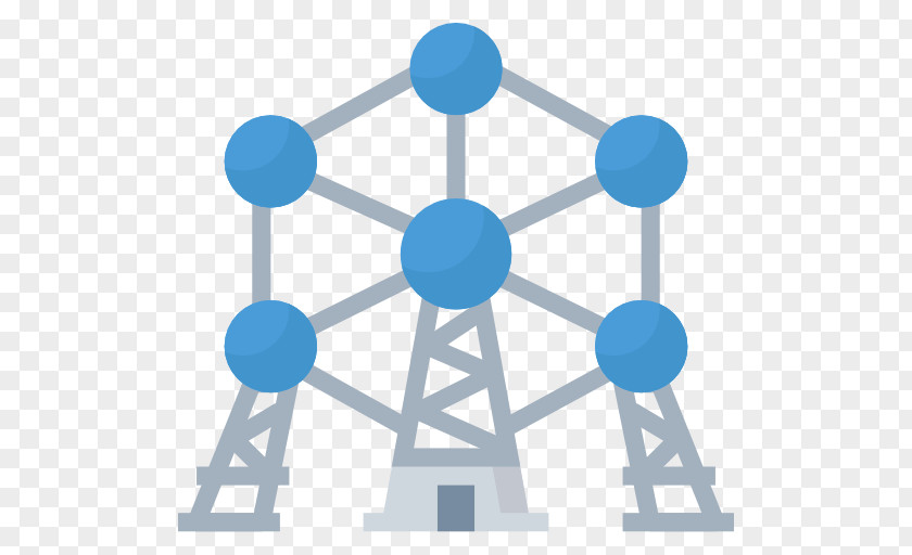 Atomium Icon Vector Graphics Image PNG