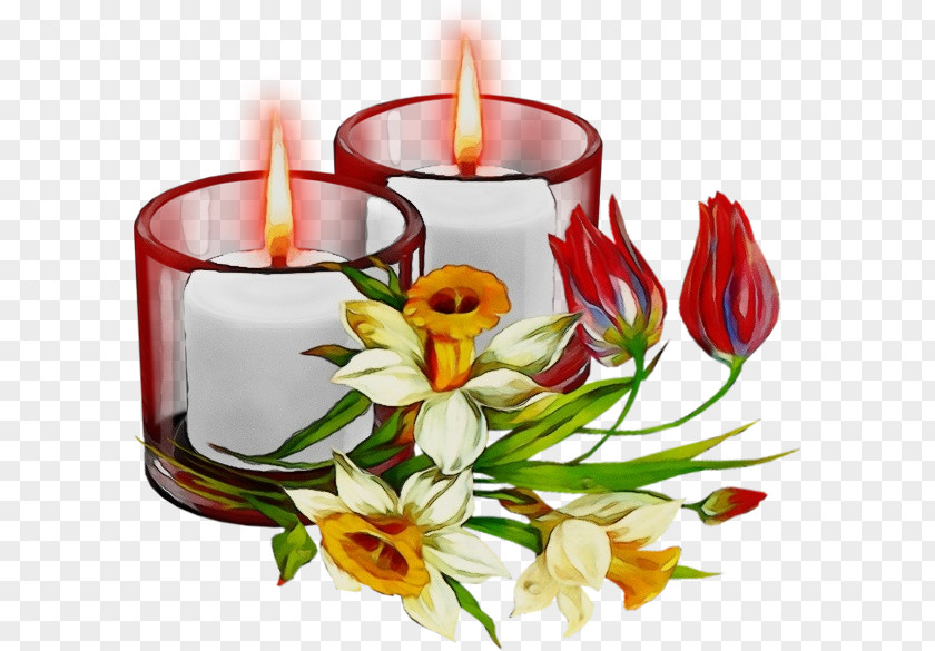 Candle Flower Lighting Plant Holder PNG