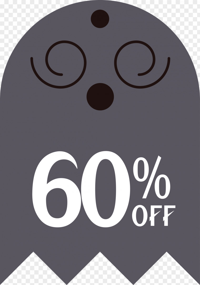 Halloween Discount Sales 60% Off PNG