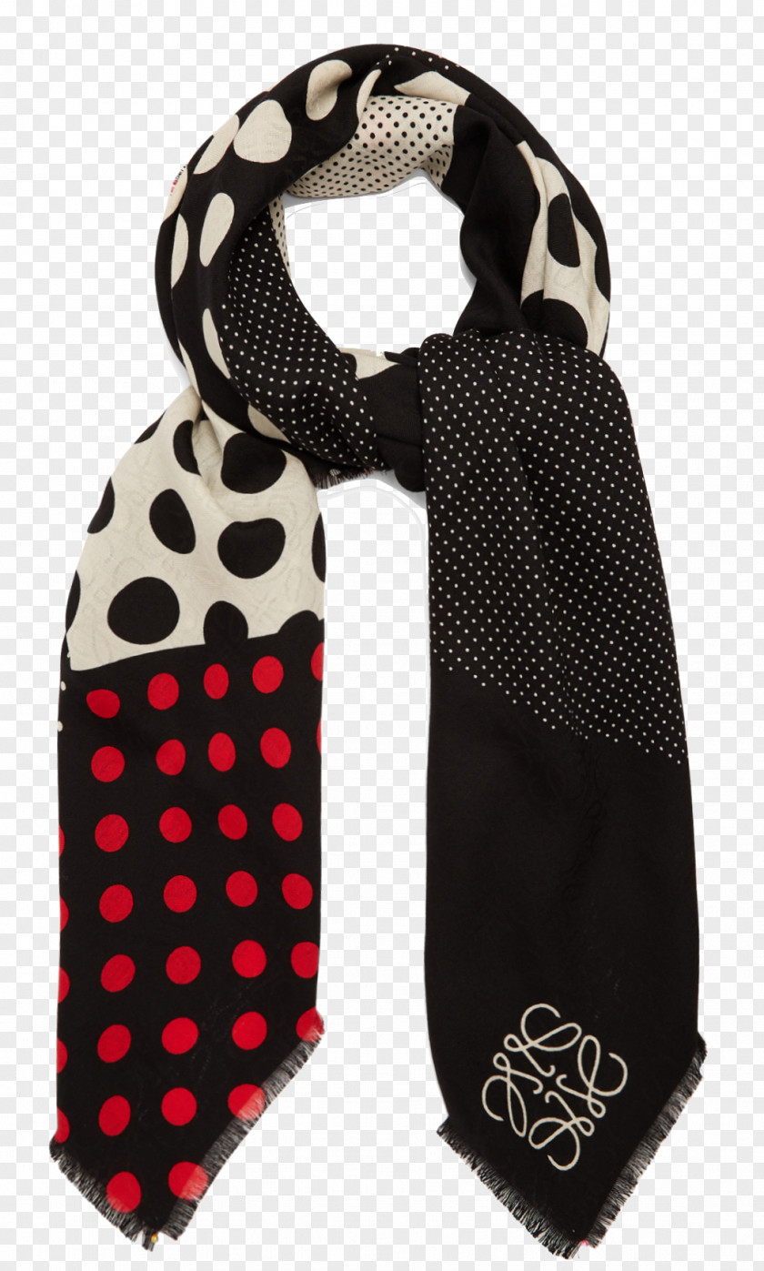 Polka Dot Scarf Stole PNG